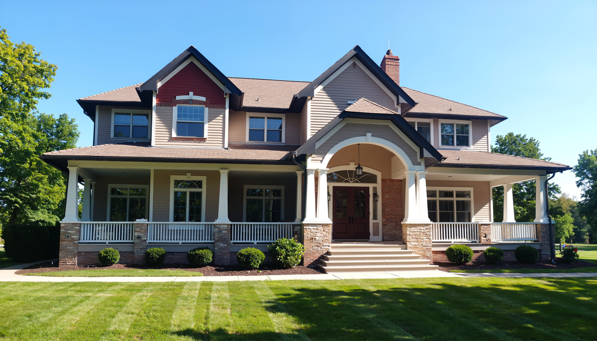 Topeka, KS with seamless rain gutter